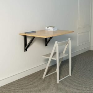 HOMIBOSS  wall mounted table for study, computer, office, 60 x 80 cm Engineered Wood Multipurpose Table  ( Color - PINE, DIY(Do-It-Yourself))