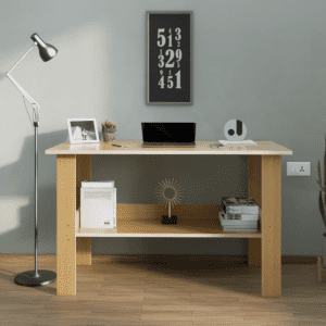 HOMIBOSS Ertiga Computer table for student, office, home Engineered Wood Cafeteria Table  (Finish Color - Pine wood, DIY(Do-It-Yourself)) (Copy)