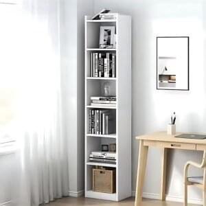 Homiboss Book Shelf for Home - 6 Tier Cube Book Shelves, Engineered Wood