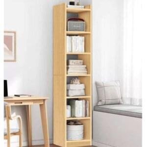 Homiboss (BS 6T Book Shelf for Home - 6 Tier Cube Book Shelves, Engineered Wood,