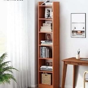 Homiboss Book Shelf for Home - 3 Tier Cube Book Shelves, Engineered Wood,